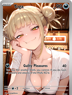 LoveangelGames-Season 2- Custom Card- Waifu Universe- Toga Date - Image 1