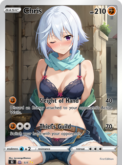 LoveangelGames- Custom Card-Character Set- Chris - Image 1