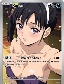 LoveangelGames-Season 2- Custom Card- Waifu Universe- Kanao - Image 1