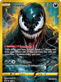 LoveangelGames- Custom Card-Superhero Series- Venom - Image 1
