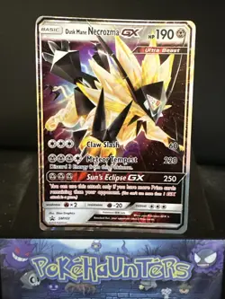 Pokemon Card Dusk Mane Necrozma SM102 Black Star Promo Half Art Ultra Rare NM - Image 1