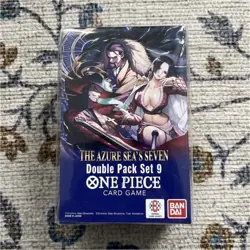 Bandai One Piece Card Game The Azure Sea's Seven Double Pack Set 9 x 4 - Image 1