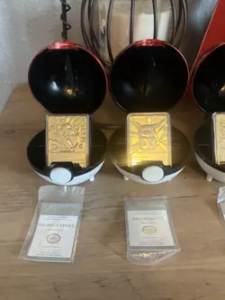 BURGER KING 1999 POKEMON 23K GOLD PLATED TRADING CARD - COMPLETE SET - Image 2