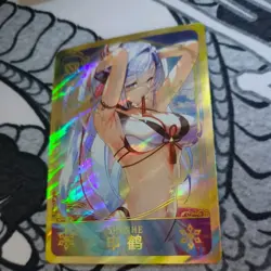 Shenhe Genshin Impact UR Goddess Story Anime Waifu Card Girl Foil Doujin - Image 1