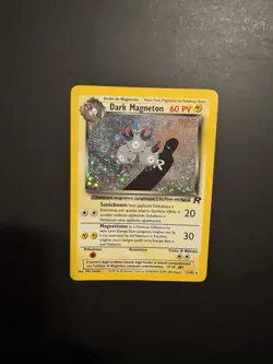 Pokemon Card Dark Magneton 11/82 -Holo-Team Rocket - Image 1