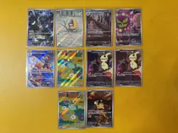 Pokemon Mega Dream ex - AR Card Lot - N’s Zekrom, Team Rocket’s Mimikyu 10x - Image 1