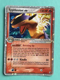 Pokemon TCG Typhlosion EX Holo Card 110/115 Unseen Forces - Image 1