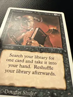 Magic the Gathering Revised Edition Demonic Tutor Sorcery - Image 3