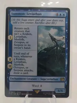 Summon Leviathan #0077 R Regular MTG Final Fantasy NM - Image 1