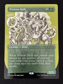 1x MTG Protean Hulk (Foil Etched)- Secret Lair Drop Series (SLD) #319 - Magic - Image 1