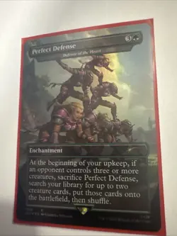 Perfect Defense - Defense of the Heart (Borderless) Secret Lair Drop Foil - Image 2
