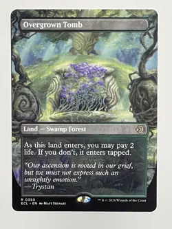 Overgrown Tomb - Borderless - Rare - Magic MTG - Lorwyn Eclipsed - NM - Image 1