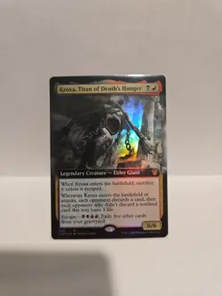 Kroxa, Titan of Death's Hunger Theros Beyond Death Foil Near Mint - Image 1