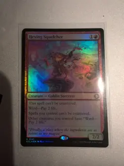 MTG: Lorwyn Eclipsed: 145 Hexing Squelcher Rare Foil. In Hand - Image 1