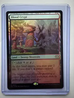 Blood Crypt (Foil) Rare MTG Lorwyn Eclipsed #0262 ENG NM - Image 1