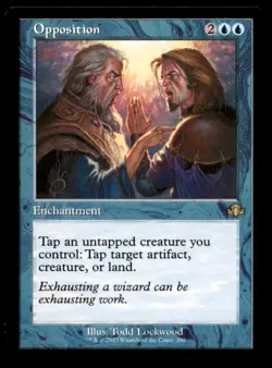 MTG Opposition LP Light Play Dominaria Remastered [752] - Image 1