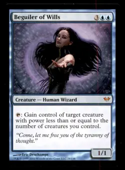 MTG Beguiler of Wills LP Light Play Dark Ascension [1952] - Image 1