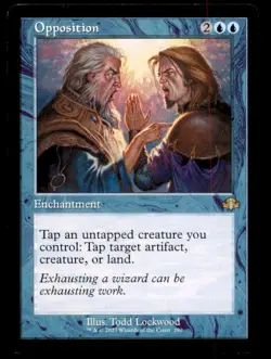 MTG Opposition LP Light Play Dominaria Remastered [2466] - Image 1