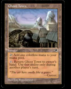 Ghost Town LP Light Play Tempest MTG [6909] - Image 1