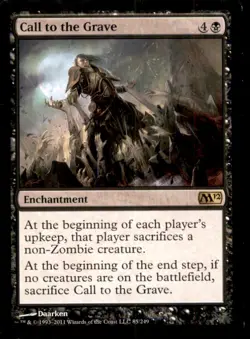 Call to the Grave LP Light Play Magic 2012 MTG [7105] - Image 1