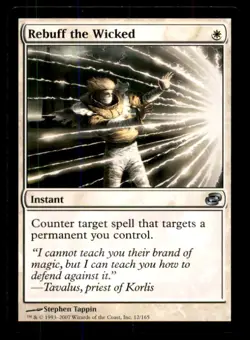 MTG Rebuff the Wicked LP Light Play Planar Chaos [2972] - Image 1