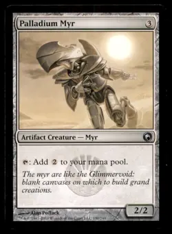 Palladium Myr LP Light Play Scars of Mirrodin MTG [7699] - Image 1