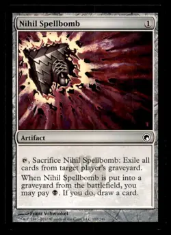 Nihil Spellbomb LP Light Play Scars of Mirrodin MTG [7660] - Image 1