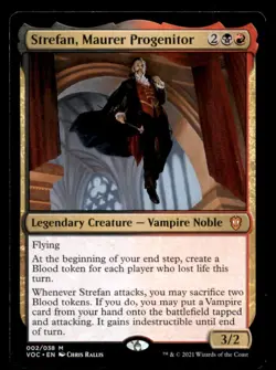 Strefan, Maurer Progenitor LP Light Play Cromson Vow Commander MTG [7855] - Image 1