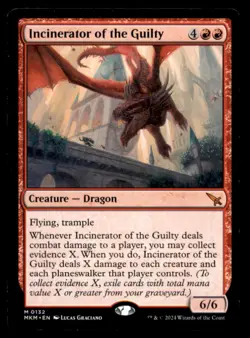 Incinerator of the Guilty LP Light Play Murders at Karlov Manor MTG [7859] - Image 1
