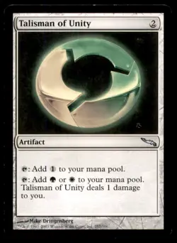 Talisman of Unity LP Light Play Mirrodin MTG [8210] - Image 1
