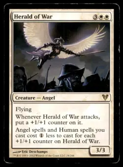 MTG Herald of War LP Light Play Avacyn Restored [4585] - Image 1