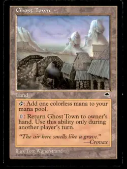 Ghost Town LP Light Play Tempest MTG [6911] - Image 1