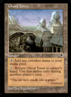 Ghost Town LP Light Play Tempest MTG [6908] - Image 1