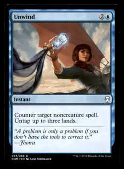 Unwind LP Light Play Dominaria MTG [7682] - Image 1