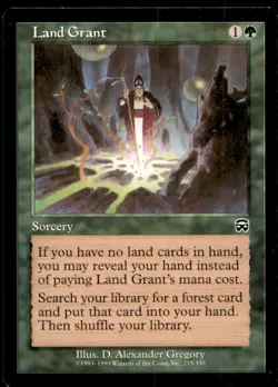 Land Grant LP Light Play Mercadian Masques MTG [7056] - Image 1
