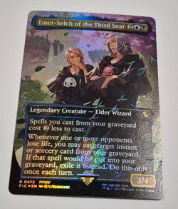 Magic MTG Final Fantasy Emet-Selch of the Third Seat Chocobo Track Foil Rare NM - Image 2