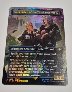 Magic MTG Final Fantasy Emet-Selch of the Third Seat Chocobo Track Foil Rare NM - Image 4