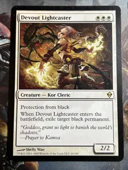 1x Devout Lightcaster Zendikar LP MTG Magic the Gathering x1 MKE - Image 1