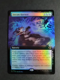 Dream Harvest (Extended Art Foil) Rare MTG Lorwyn Eclipsed - Image 1