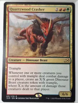 Quartzwood Crasher - Ikoria: Lair of Behemoths - Magic the Gathering MTG Nice! - Image 1