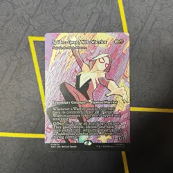 Spider-Gwen Web Warrior M 24 MTG Spiderman BORDERLESS Magic The Gathering 0024 - Image 1
