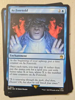 MTG | As Foretold (x4 Playset) | (NM) Universes Beyond: Doctor Who - Image 1