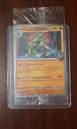 Team Rocket’s Tyranitar Pokemon Center Exclusive Promo Sealed. - Image 1