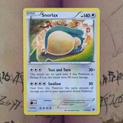 Snorlax 77/124 Fates Collide Regular NM Pokemon Card English - Image 1