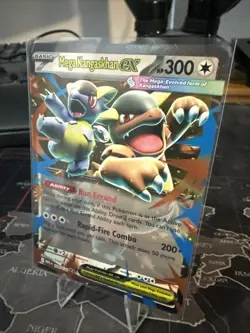 Pokemon TCG Mega Kangaskhan ex 104/132 Mega Evolution Double Rare Holo NM - Image 2