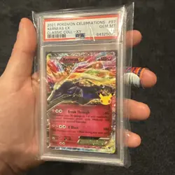 2021 POKEMON CELEBRATIONS CLASSIC COLL #97 XERNEAS EX PSA 10 - Image 3
