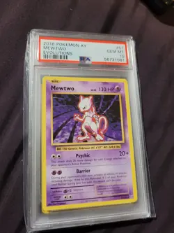PSA 10 Gem Mint Mewtwo 51/108 Xy Evolutions Regular 2016 Pokemon - Image 1