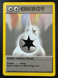 Double Colorless Energy 96/102 WoTC Base Set - Pokemon TCG - LP - Image 1