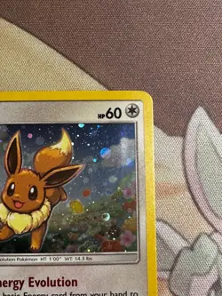 Pokemon Eevee 101a/149 Sun & Moon Cosmos Holo Rare SWIRL Near Mint - Image 4