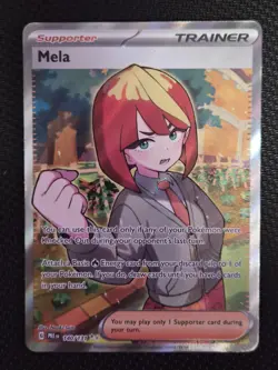 Mela Full Art Ultra Rare 140/131 Pokemon Prismatic Evolutions Near Mint - Image 1
